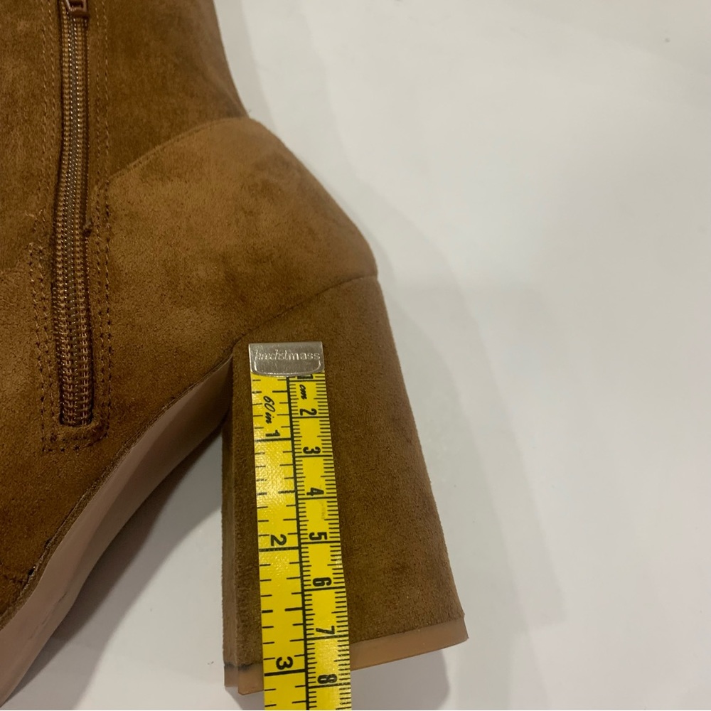 STEVE MADDEN rust/tan suede size 11 over the knee boots suede heel Tava style - Picture 16 of 16